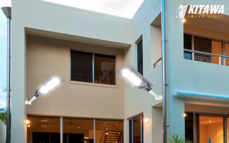 Đèn năng lượng mặt trời liền thể cảm biến phổ biến của KITAWA