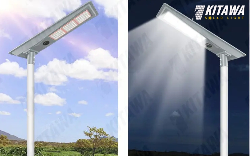 Đèn năng lượng mặt trời tắt mở tự động giúp tiết kiệm chi phí