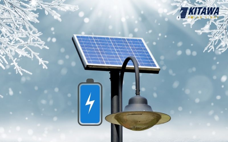 Đèn năng lượng bị yếu pin do điều kiện thời tiết