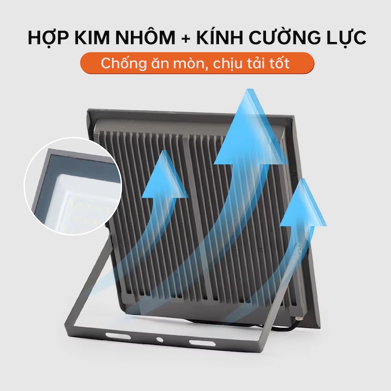 đèn pha led điện 100w