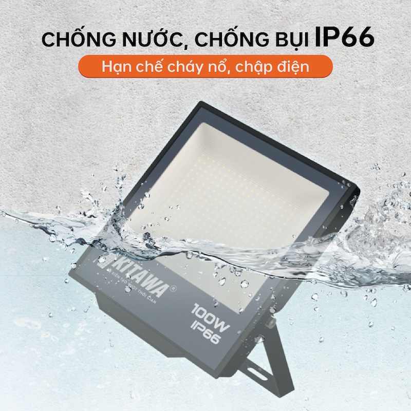 đèn pha led điện 100w
