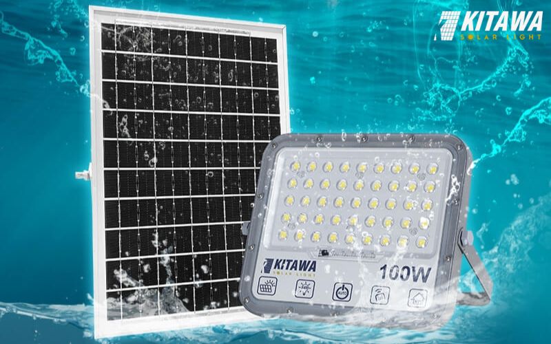đèn pha năng lượng mặt trời KITAWA chống nước