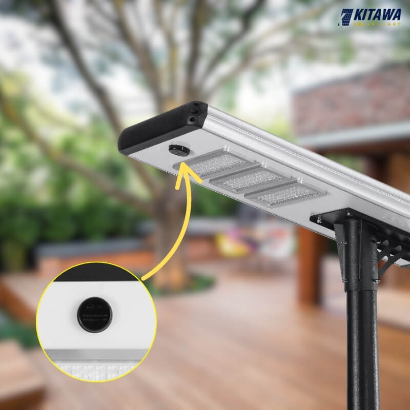 Đèn liền thể năng lượng công trình tích hợp cảm biến chuyển động