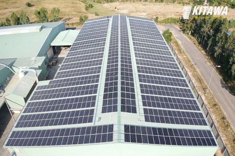  Lắp điện mặt trời cho nhà xưởng chính hãng