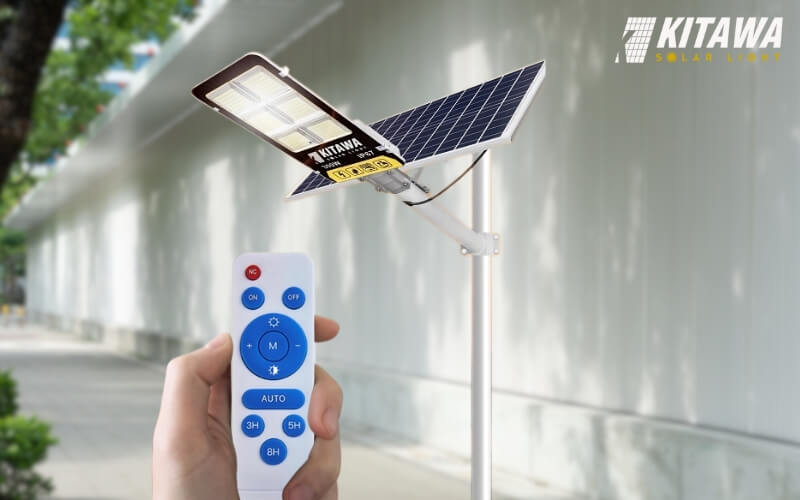 Điều khiển đèn năng lượng mặt trời bằng remote