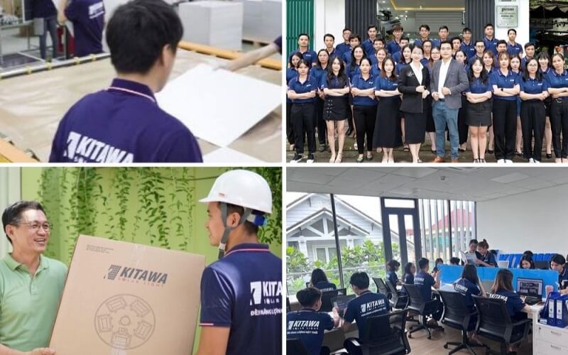 Đội ngũ nhân viên dày dặn kinh nghiệm của KITAWA