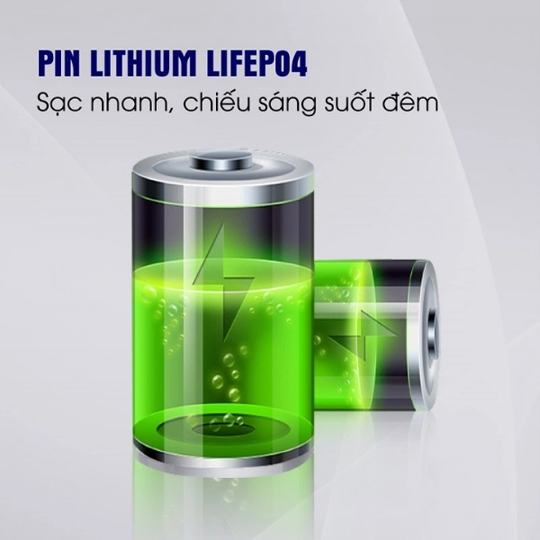 Khả năng lưu trữ điện năng lớn cùng độ bền vượt trội