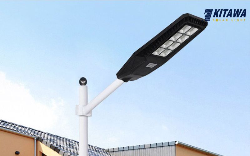 Đèn đường năng lượng mặt trời dạng pin liền thể