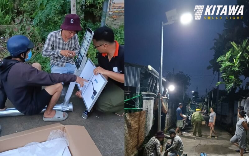 Hệ thống chiếu sáng đi vào hoạt động