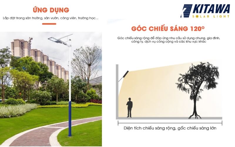 Hiệu suất chiếu sáng xuất sắc của đèn năng lượng Solar Light
