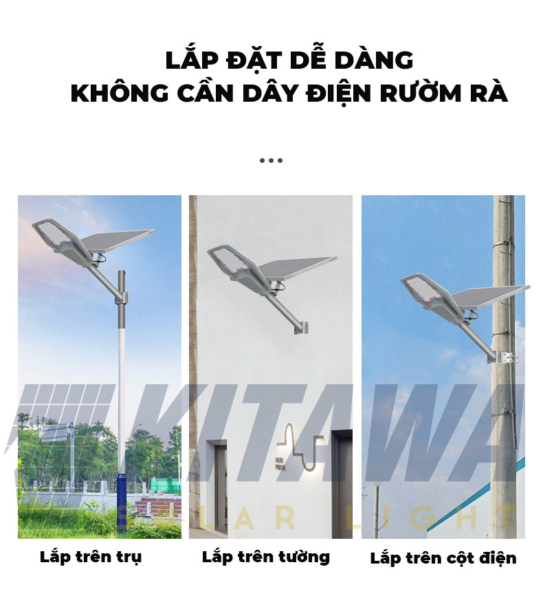 Đèn phi thuyền năng lượng mặt trời KITAWA PT1400