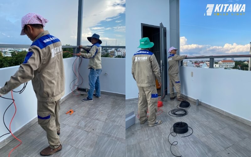 KITAWA bàn giao dự án lắp đặt điện mặt trời hòa lưới 21kW