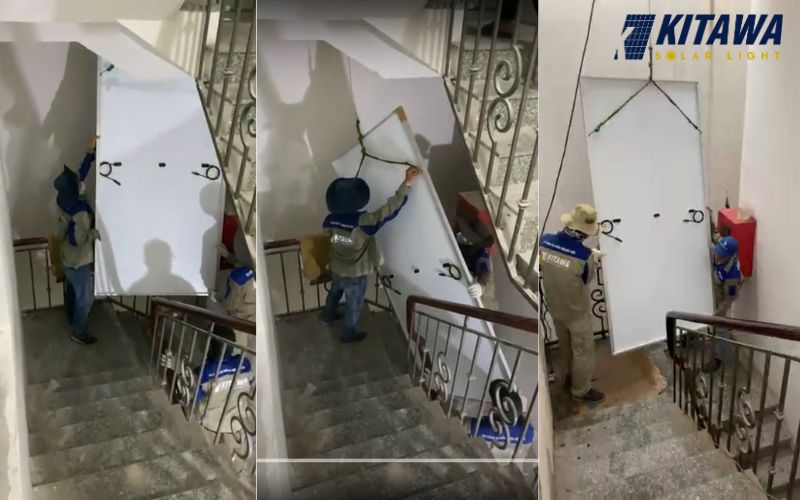 KITAWA lắp đặt điện mặt trời hòa lưới 15kWp cho anh Vũ