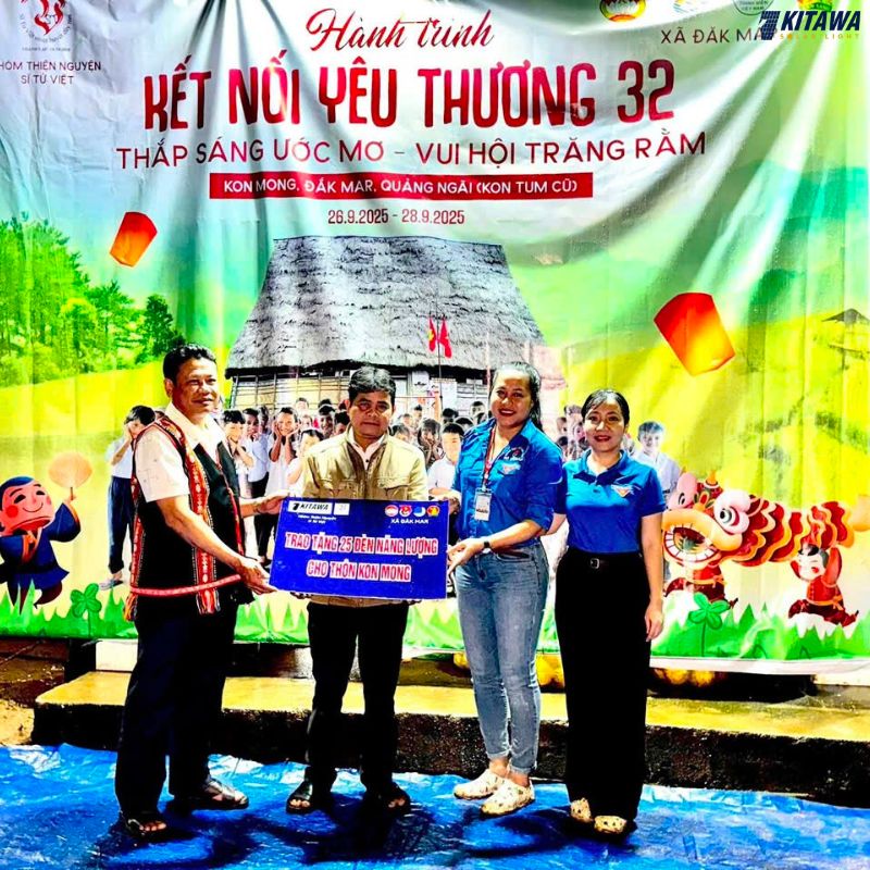 KITAWA đồng hành cùng chương trình “Thắp sáng ước mơ - Vui hội trăng rằm”