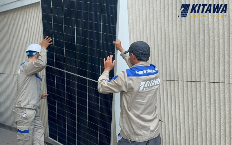 KITAWA thi công lắp điện mặt trời 15kW cho nhà xưởng anh Nhân