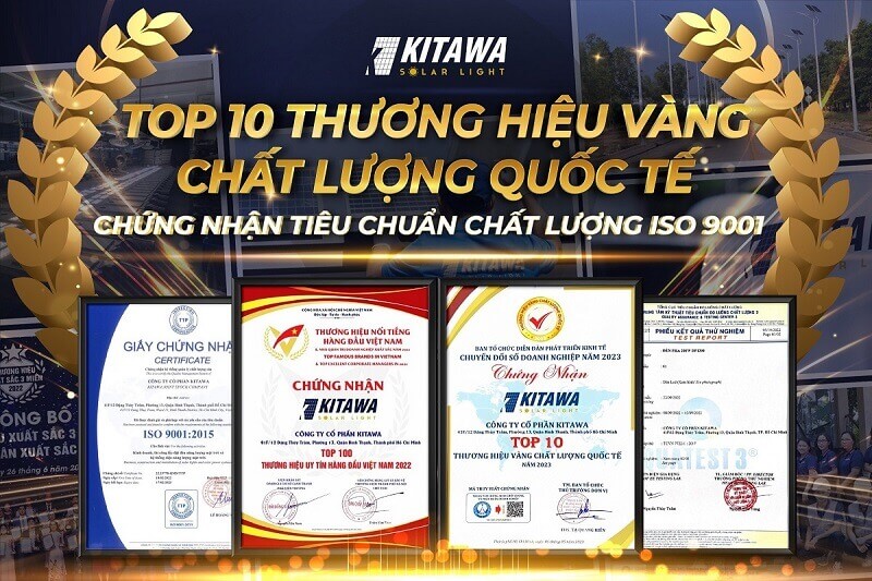 KITAWA với những giải thưởng, chứng nhận đứng đầu ngành