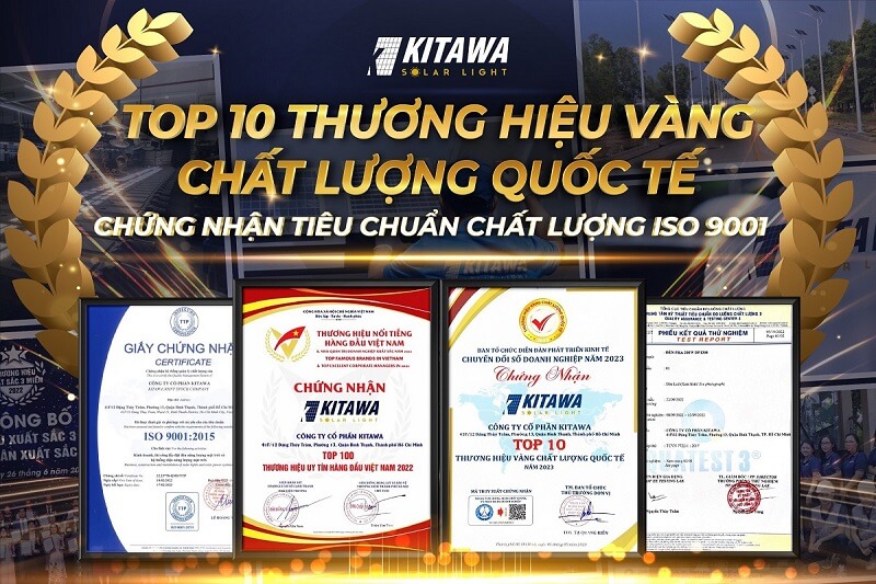 KITAWA - Tự hào là đơn vị cung cấp đèn năng lượng mặt trời chất lượng cao