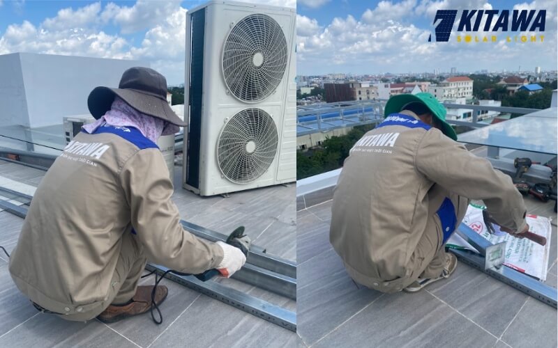KITAWA với quy trình các bước lắp hệ thống điện mặt trời rõ ràng