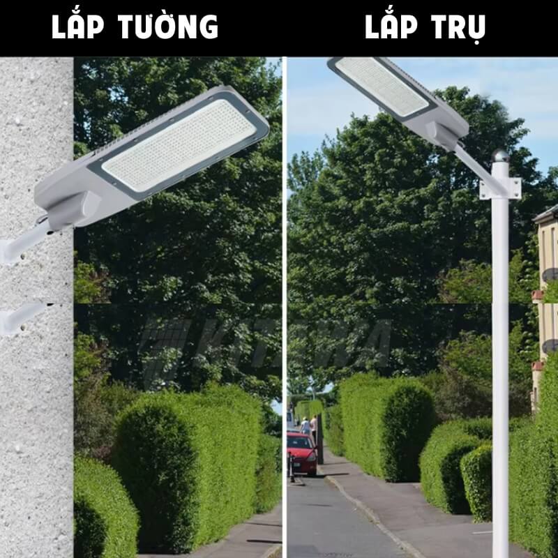Đèn tiện ích trong việc lắp đặt