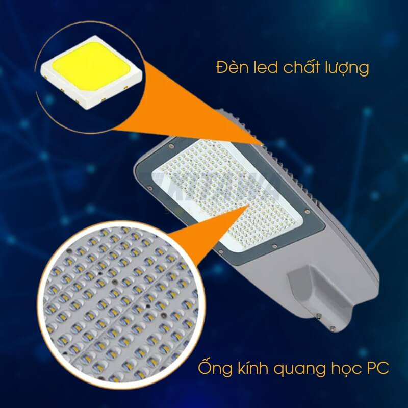 Sử dụng chip LED chất lượng, ánh sáng mạnh