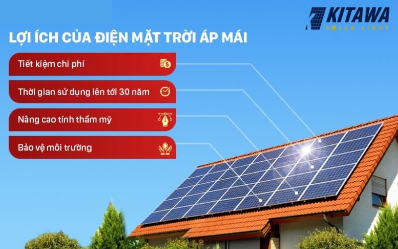 Lợi ích khi đầu tư vào điện mặt trời áp mái
