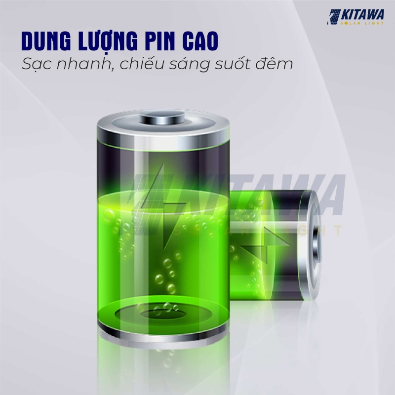 Trang bị pin lưu trữ chất lượng cao