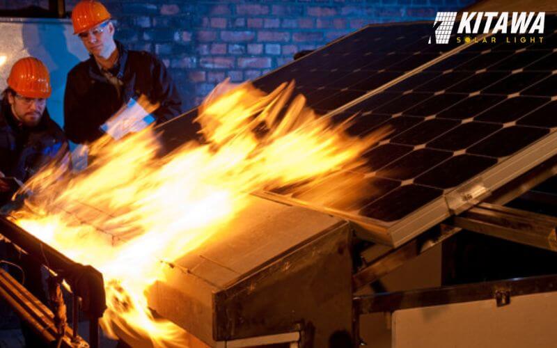 Nguyên nhân gây cháy nổ hệ thống điện mặt trời áp mái