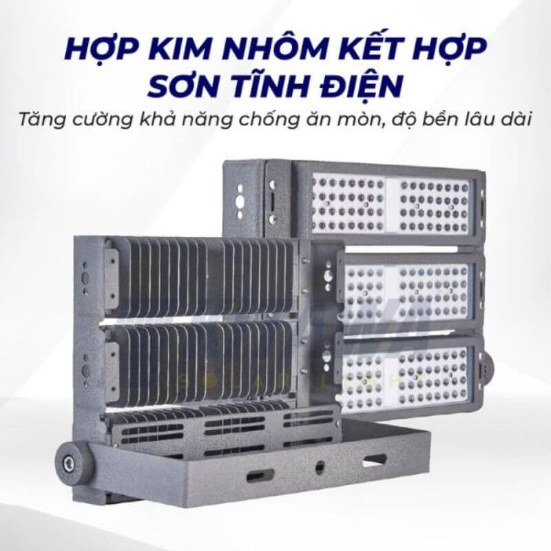 Chất liệu nhôm cứng cáp, chống va đập