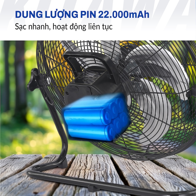 quạt chân quỳ năng lượng mặt trời 30W