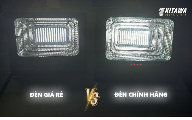 So sánh chất lượng của hai loại đèn