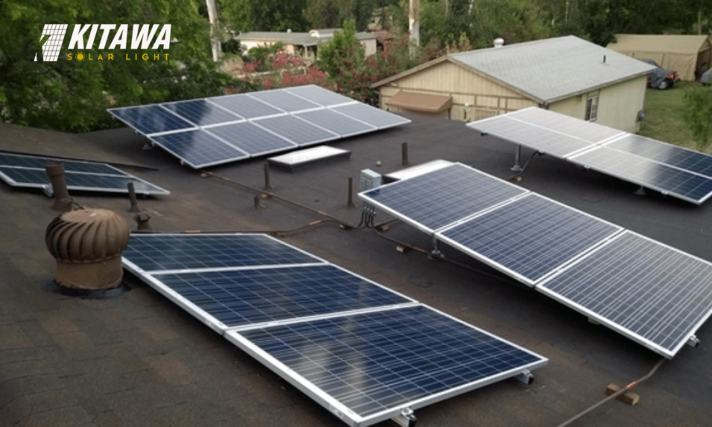 Tìm hiểu chi tiết lắp đặt pin mặt trời trên bê tông.