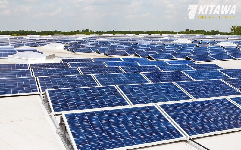 Tấm pin hấp thụ ánh sáng mặt trời