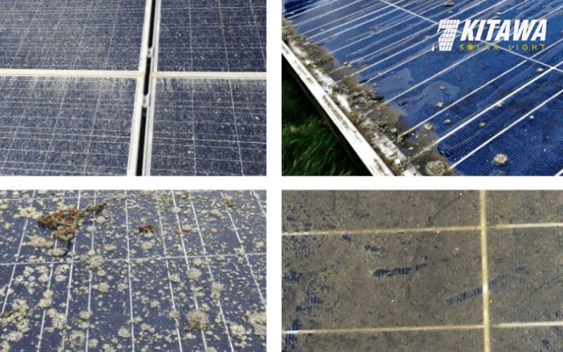 Tấm pin năng lượng mặt trời cần được vệ sinh