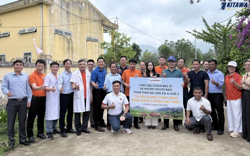 KITAWA hỗ trợ chương trình “Thắp sáng đường quê”