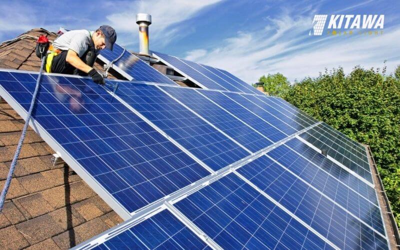 Thi công điện mặt trời áp mái