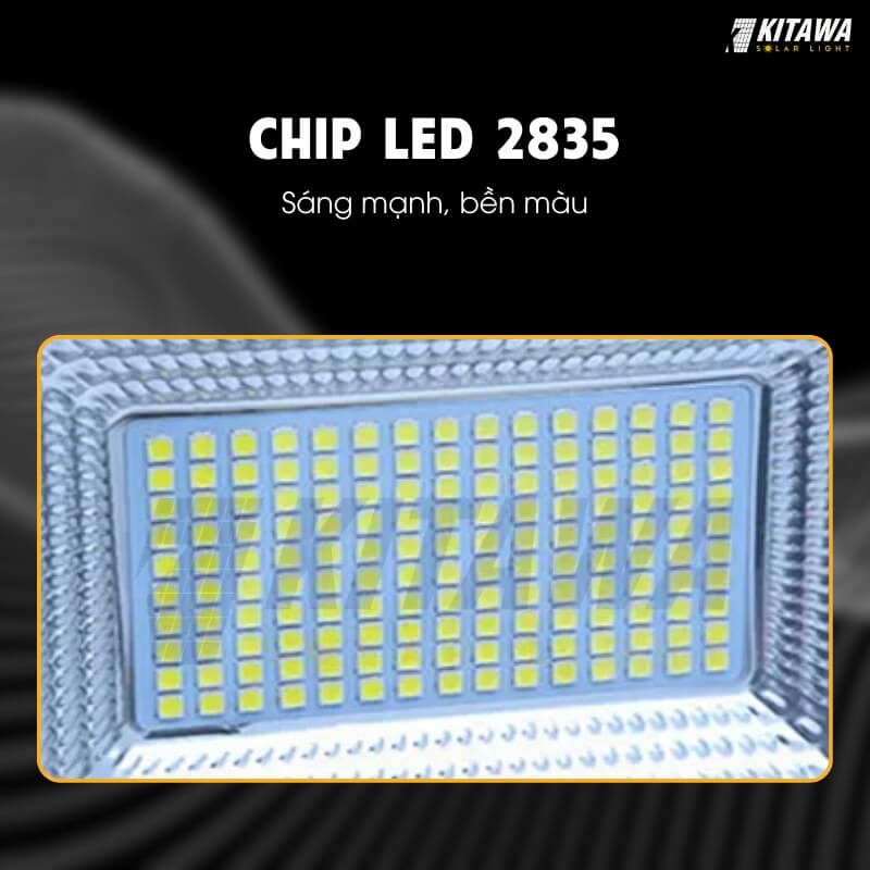 Tích hợp chip LED siêu sáng, đảm bảo độ bền màu lâu dài