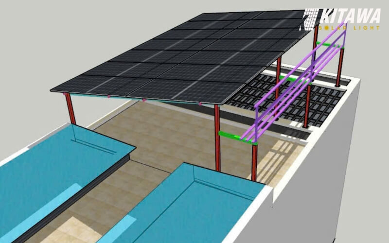 Tính diện tích để lắp hệ thống điện mặt trời hòa lưới