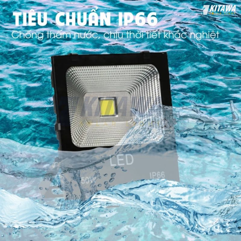 Tính năng chống thấm nước cao cấp, giúp đèn hoạt động bền bỉ ngoài trời