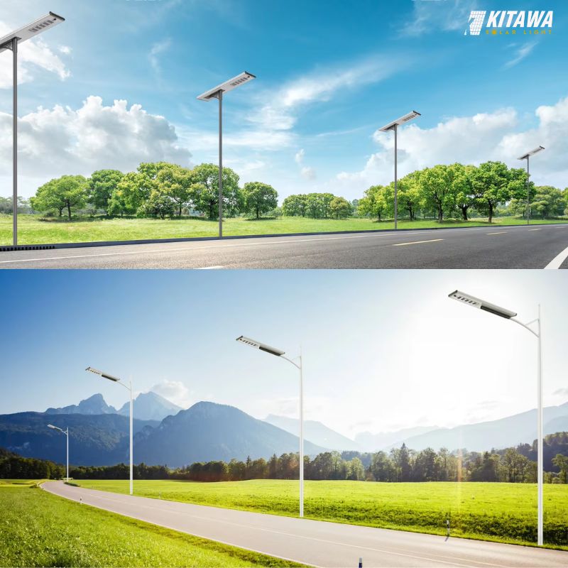 Ứng dụng đa dạng đèn liền thể năng lượng mặt trời công trình 40W