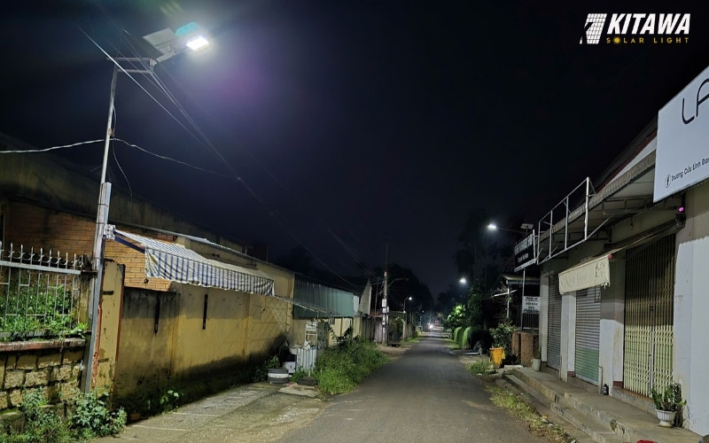 Ưu điểm khi sử dụng đèn năng lượng mặt trời cho khu vực đường phố
