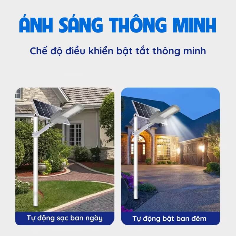 Đèn hoạt động cảm biến ánh sáng thông minh