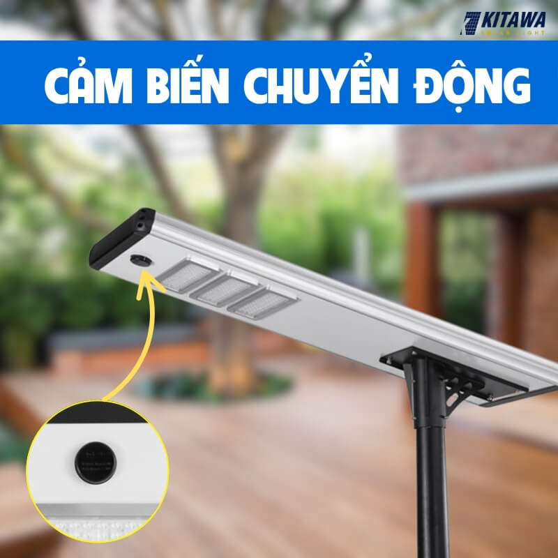 Đèn liền thể năng lượng công trình tích hợp cảm biến chuyển động