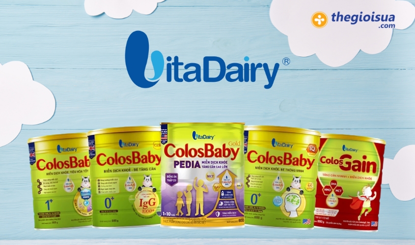 Tong quan ve thuong hieu ColosBaby va VitaDairy