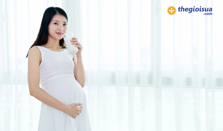 Nhung luu y khi uong sua thanh trung trong thai ky