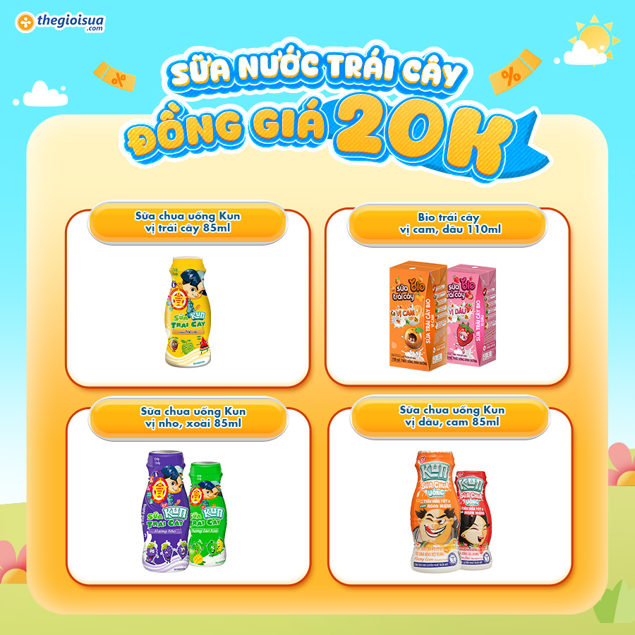 sale dong gia sua 20k