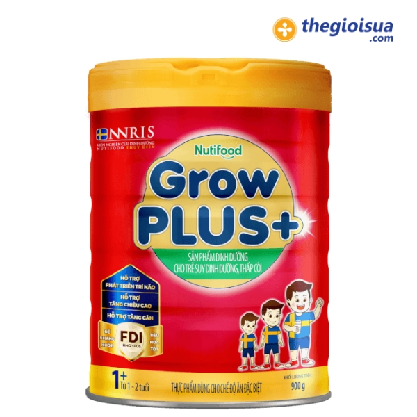 sua grow plus do suy dinh duong thap coi