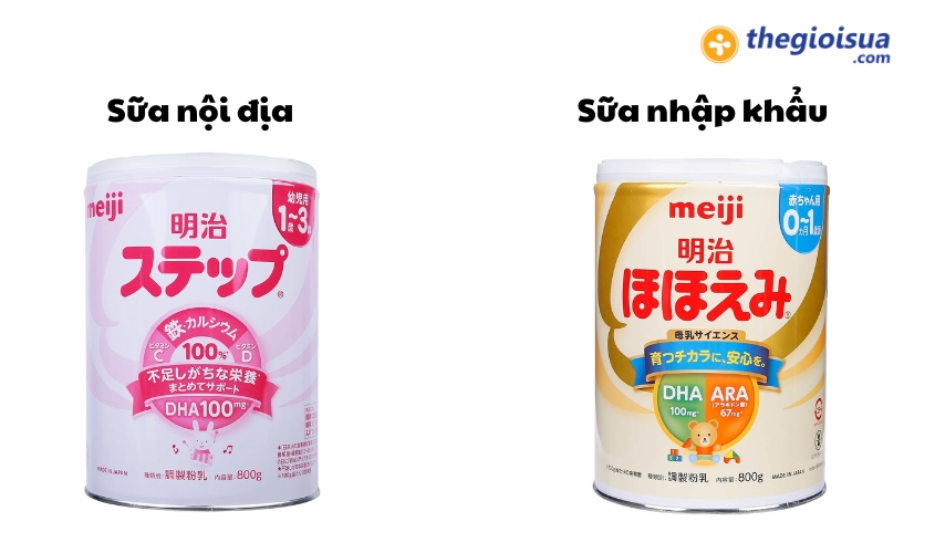 sua noi dia va sua nhap khau khac nhau o nhung diem gi