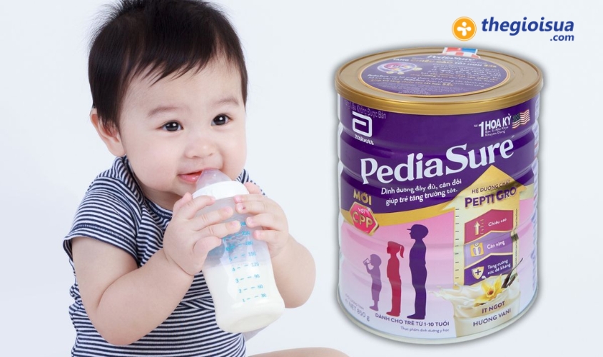 Sua Pediasure co tang can khong