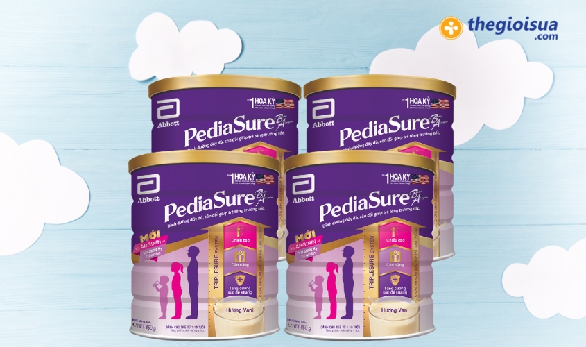 Sua Pediasure la gi Ai nen su dung sua Abbott Pediasure