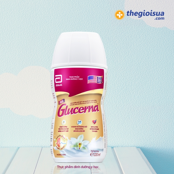 Sua pha san Glucerna huong vani